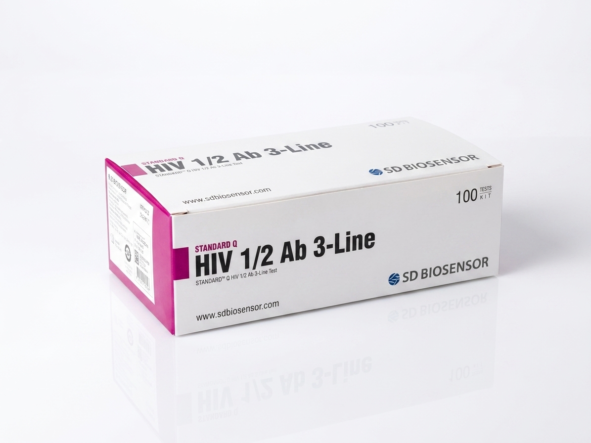 STANDARD Q HIV 1/2 Ab 3-Line 실제 제품 사진